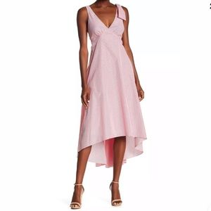 Nicole Miller hi-lo striped dress size 8
